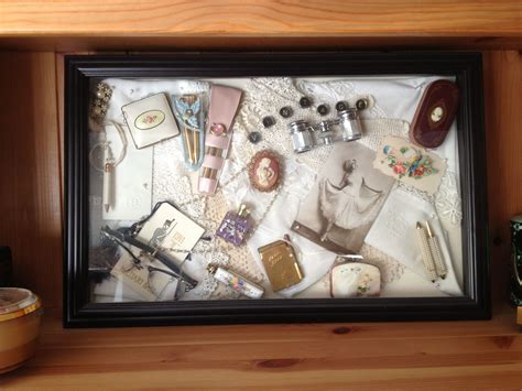 vintage shadow box art